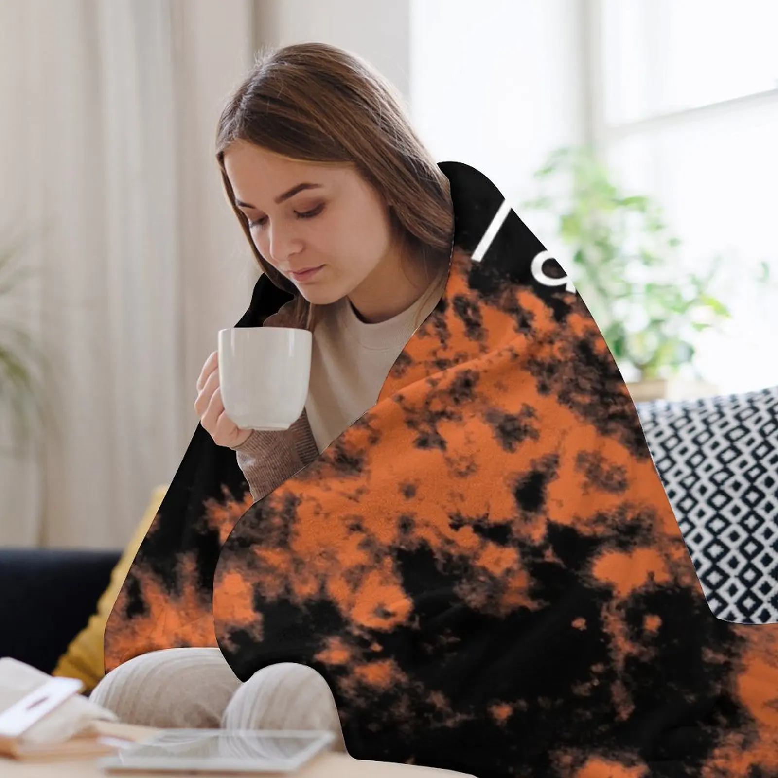 Одеяло Blackbear Tie Dye Роскошные модные диваны тяжелые одеяла