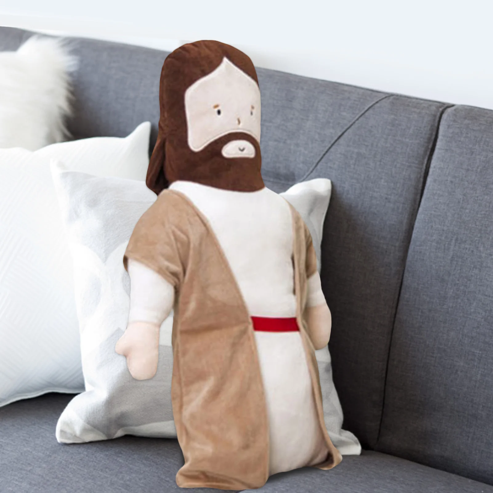 Jesus Stuffed Plush Doll Toys Cartoon Cushion Hugging Body Pillows Religious Christian Gifts Childrens Birthday Easter |
