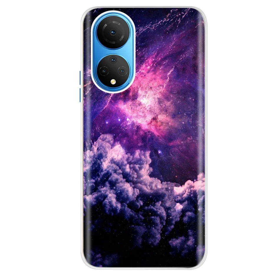 Чехол для Honor X7 Модный мягкий чехол телефона из ТПУ Huawei X 7 задняя прозрачная