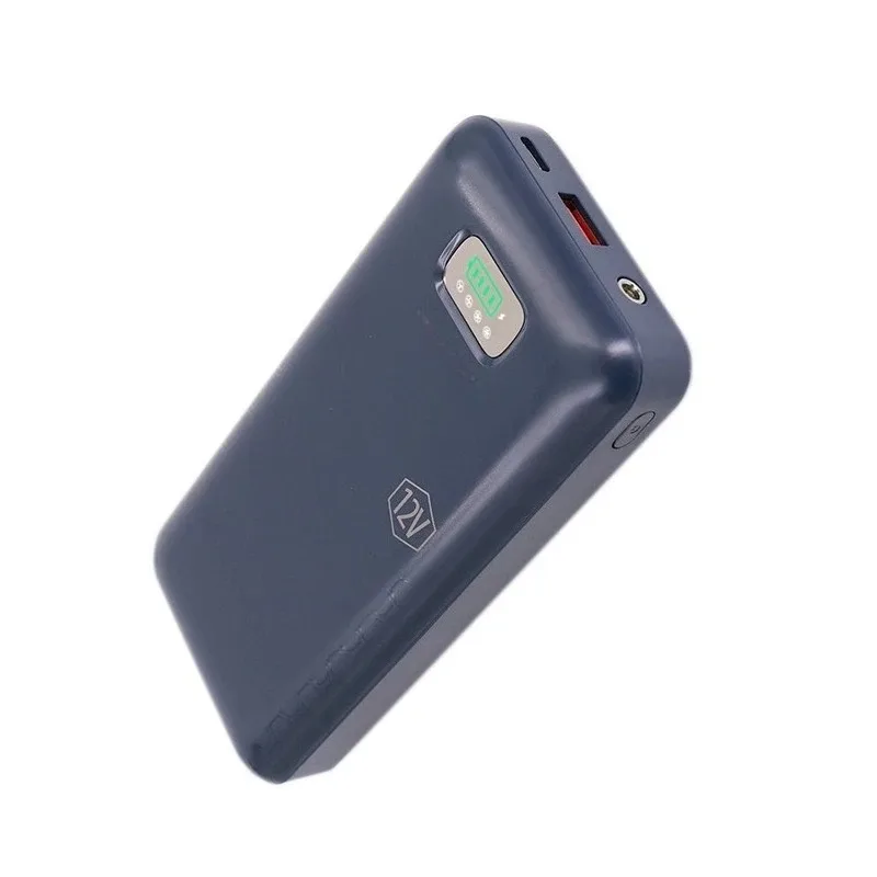 Фото Для iPhone Xiaomi Fan Vest Air Clothing Power Bank 12 В 20000 мАч цифровой дисплей Быстрая зарядка Powerbank Внешний аккумулятор №2