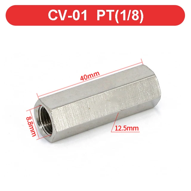 

Латунный пневматический обратный клапан, полный порт, односторонний, невозвратный для воздушного компрессора 1/8 дюйма, 1/4 дюйма, 3/8 дюйма, 1/2 дюйма