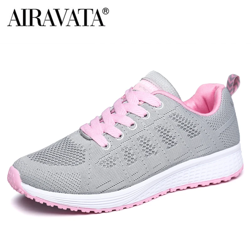 Couple Sports Shoes Women Walking Shoes Breathable Casual Sneakers Outdoor Lightweight Trainers Size 35-44