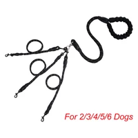 nylon dog leash for 23456 dogs padded handle pet dog leash rope walking running puppy leash coupler dog collars dog harness