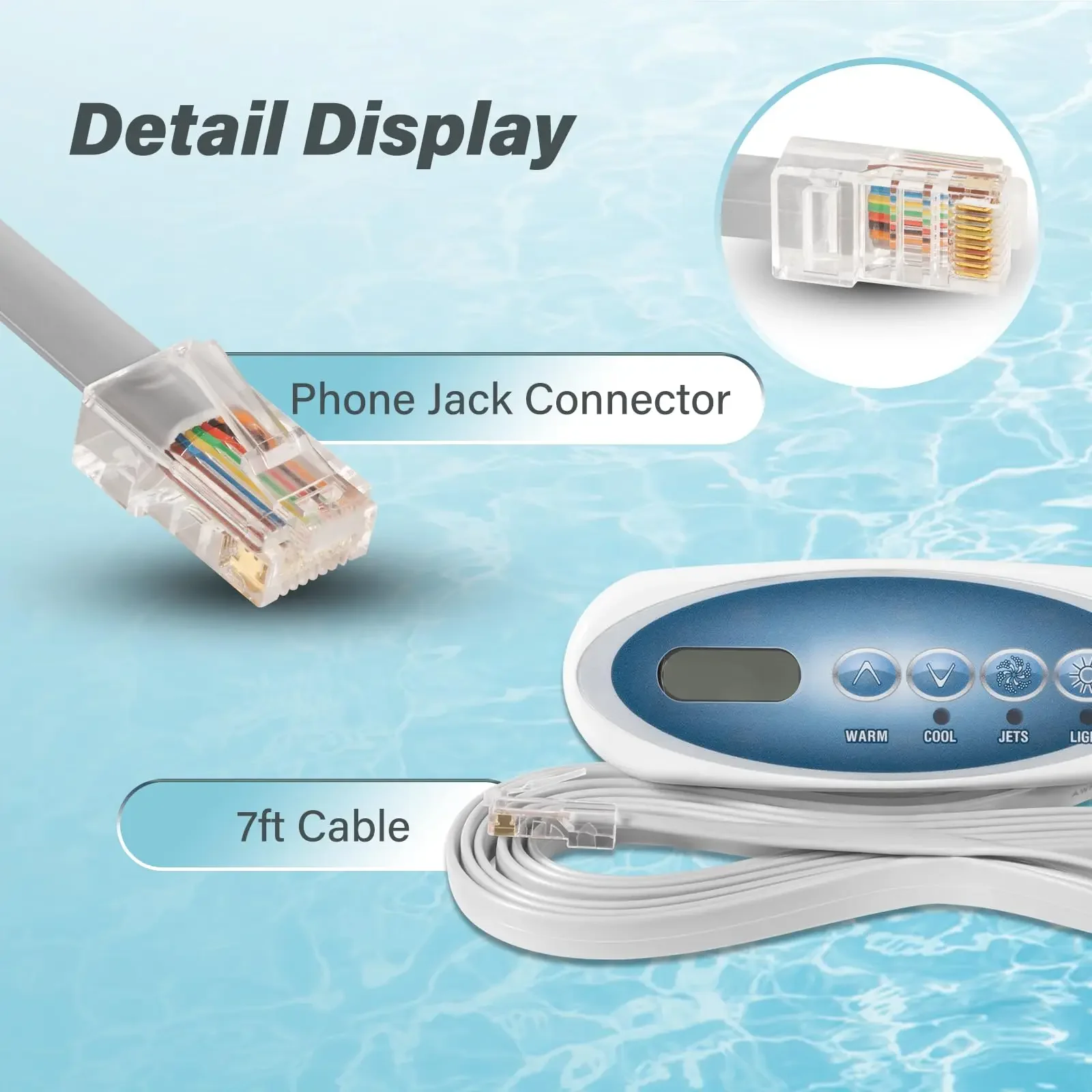 53238 Мини-овальная верхняя боковая панель управления замена для Balboa подходит