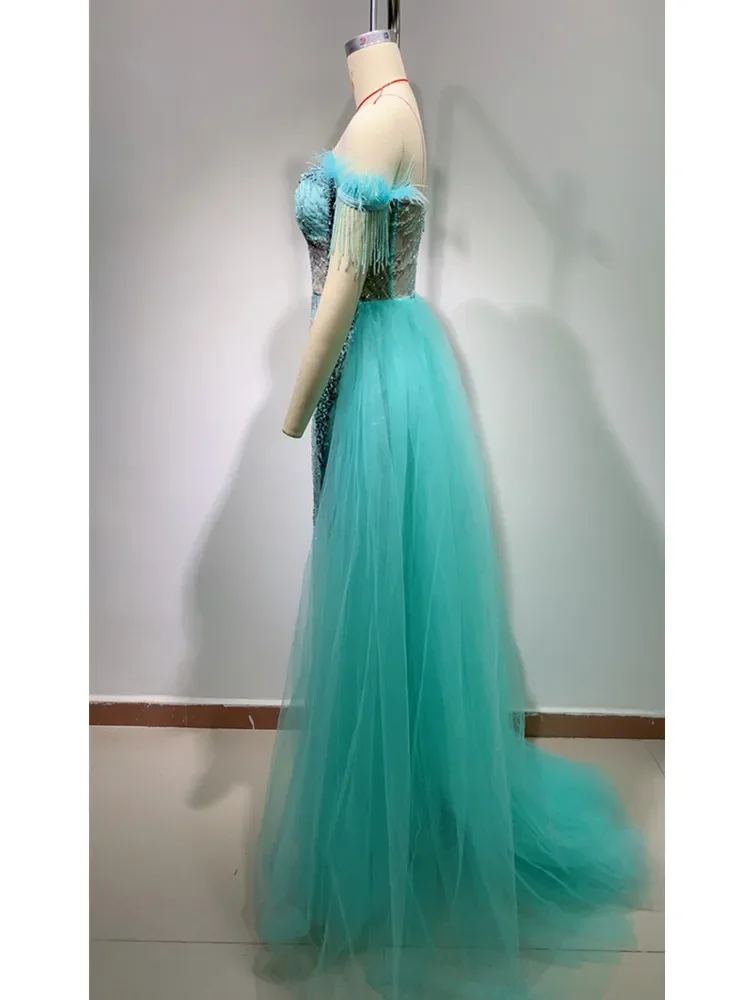 Роскошные дизайнерские женские платья для выпускного вечера Летнее Длинное