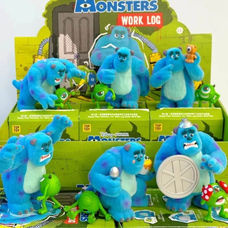Фото Pixar Pixar Serie Toy Story Monster Inc Series слепая коробка Kawaii Коллекционная модель Фигурка Коробка-сюрприз Игрушки Подарки №1