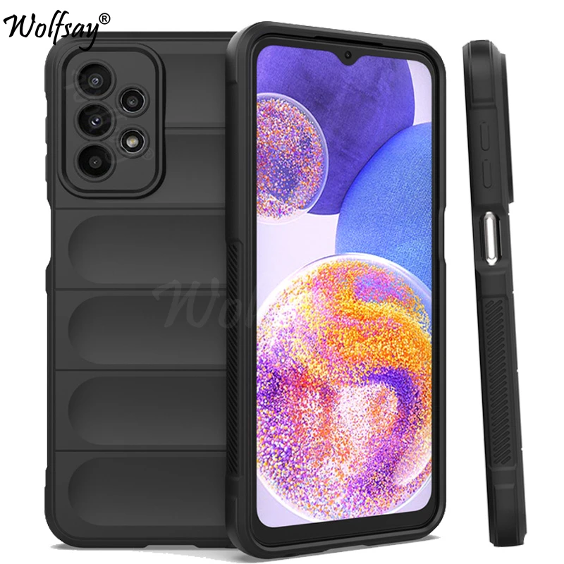 

Shockproof Case For Samsung Galaxy A23 Case Anti-Slip Silicone Full Cover For Samsung A23 Case For Samsung A23 A13 A33 A53 A73