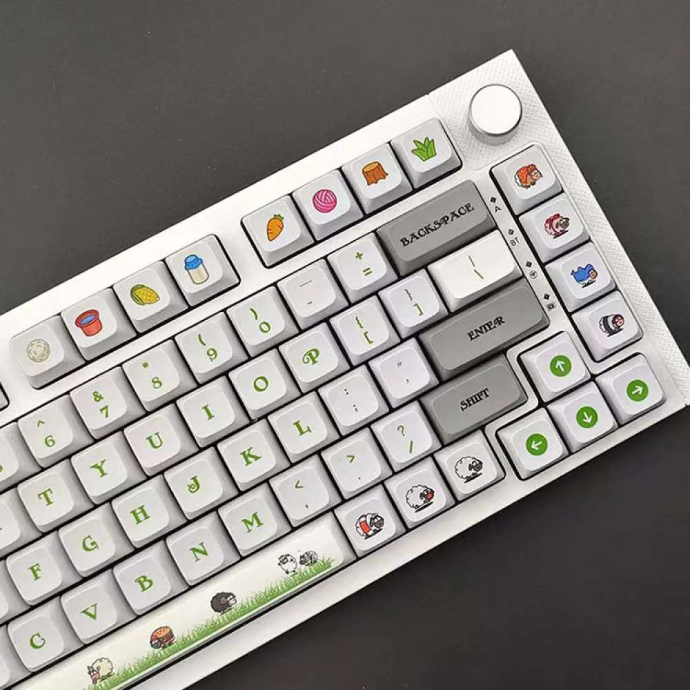 1 Набор колпачки для клавиатуры с мультяшным рисунком