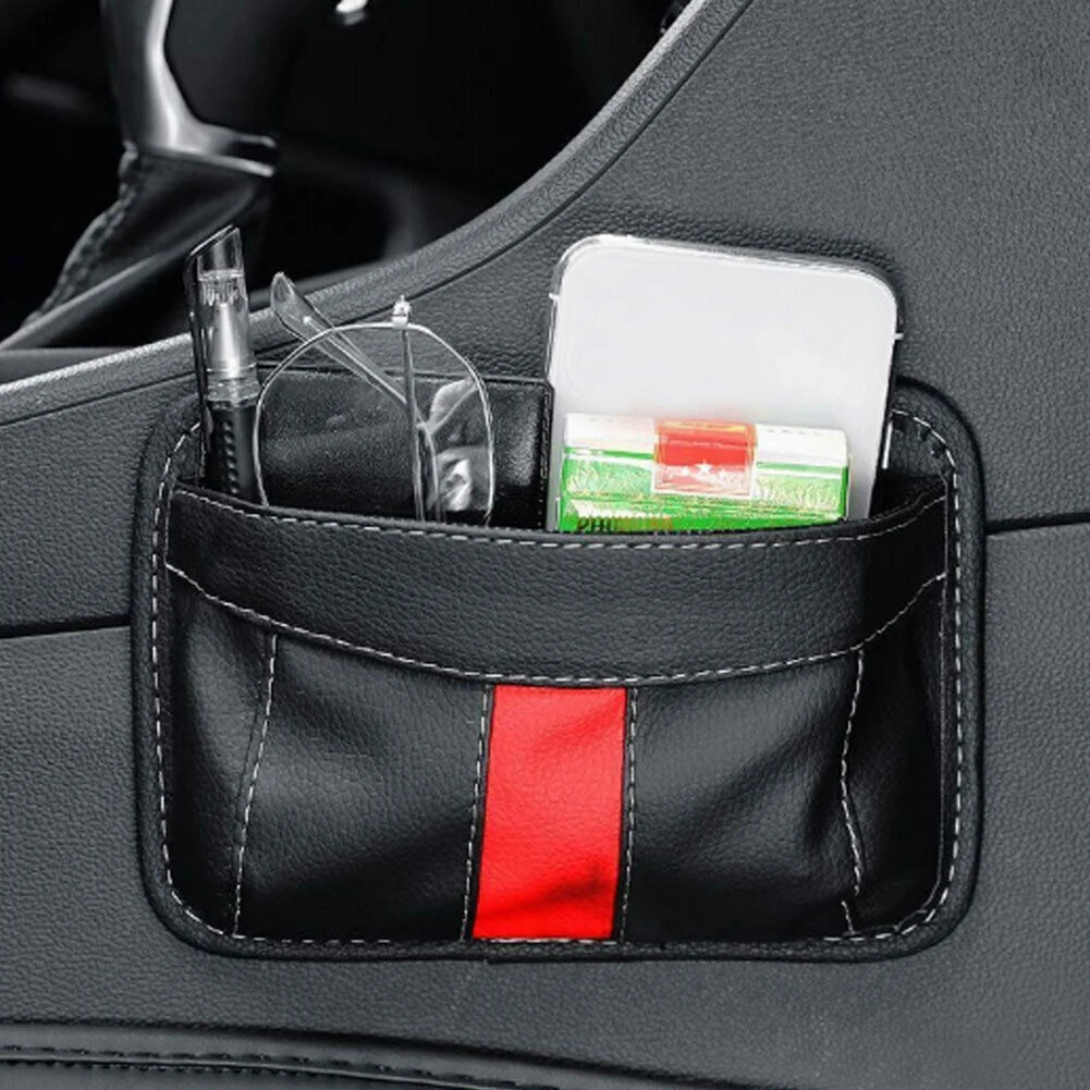 

For 17.5*12.5*3cm/6.89*4.92*1.18 Storage Box Box Phone Storage Universal Car Interior Organizer Car PU Leather