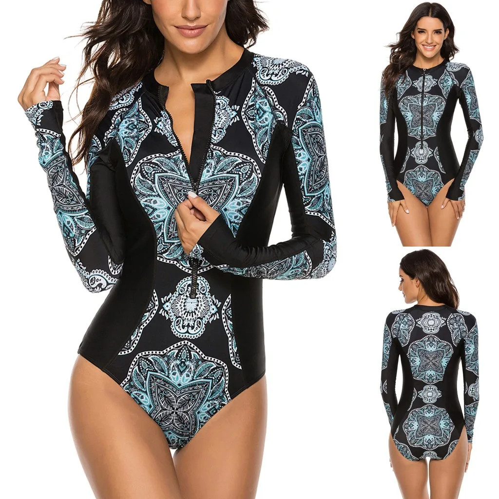 

Женский Повседневный Быстросохнущий купальник с принтом для серфинга, стринги, купальник, купальник, одежда для купания, автомойка