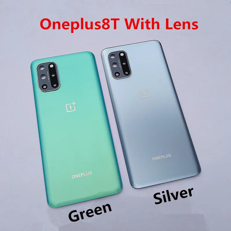 Oneplus8T Housing For Oneplus 8T One Plus Back Cover Battery Door Glass Repair Rear Case + Logo