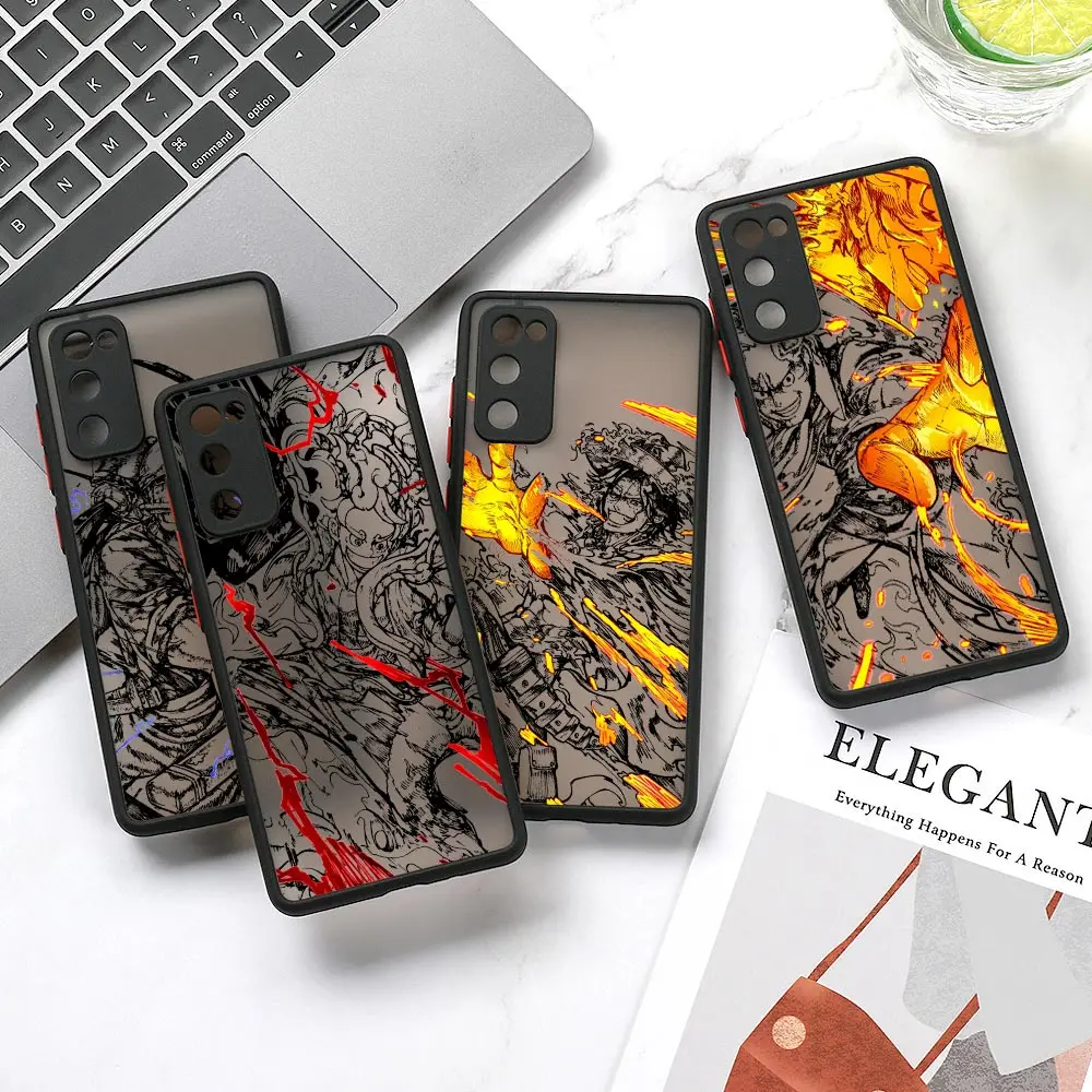 

Anime O-One Piece Luffy Case For Samsung Galaxy A70 A50 A30 A20s A10s A10 Note20 10 9 8 M62 M52 M51 M33 M32 M31 M30 23 Lite Plus