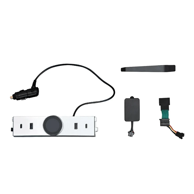 Автомобильная док-станция для Tesla Model 3 Highland с ЖК-дисплеем и кнопкой переключения