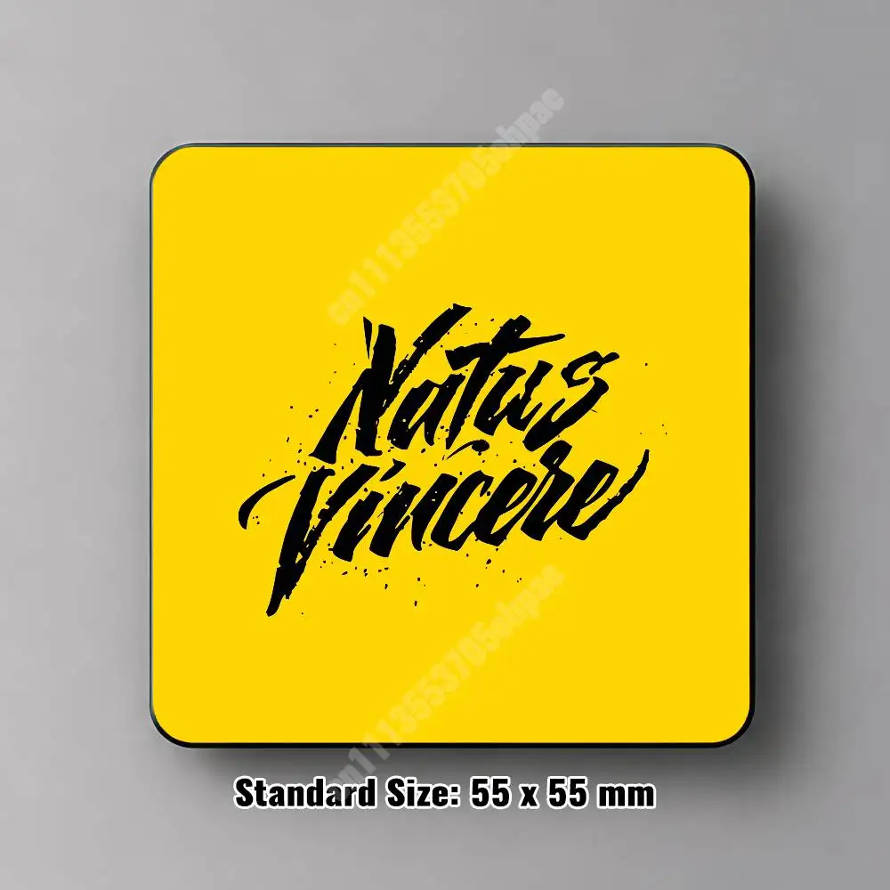 Фото Магнитная наклейка N-Navi N-Natus Vincere-S Born To Win, светоотражающая наклейка на холодильник для металлических поверхностей, магнитная табличка №3