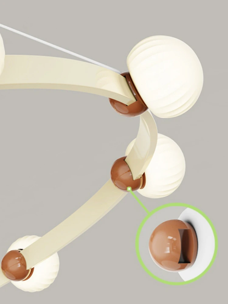 Стеклянная декоративная люстра для гостиной столовой коридора