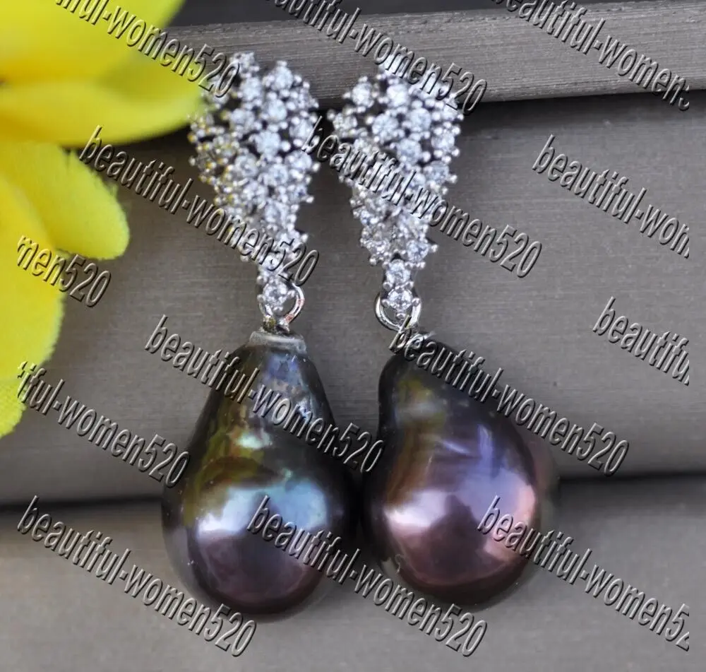 

Z11496 20 мм черные серьги-подвески с искусственным жемчугом