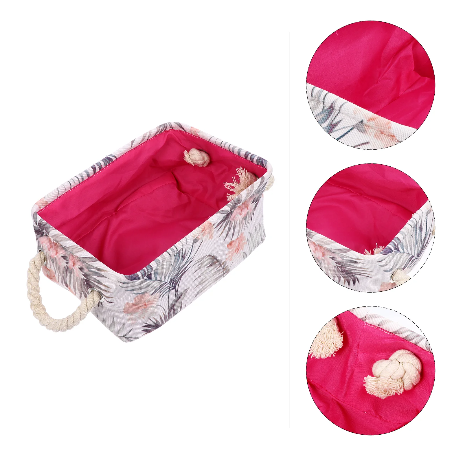 

1PC Portable Delicate Practical Basket Clothes Basket Decor Basket for Clothes Ornament Storage Decoration