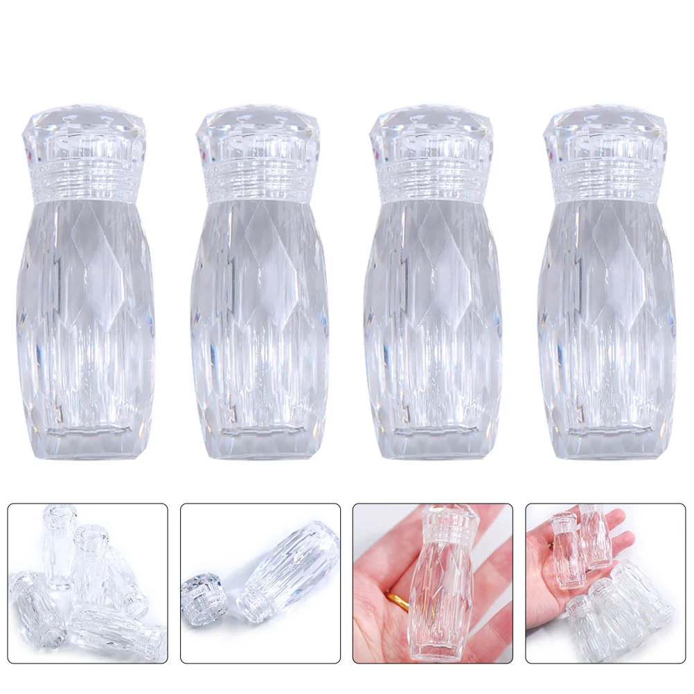 

Bottles Beads Nail Bottlestorage Jars Caviar Containers Small Empty Pixie Crystal Mini Diamond Cream Jar Micro Charmpowder Lids