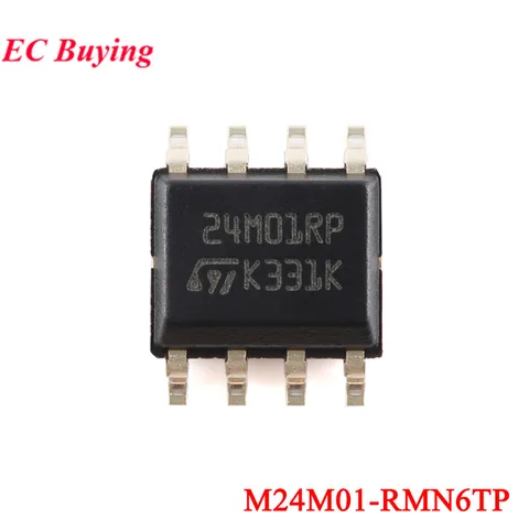 2 шт./лот M24M01 M24M02 M24C64 M24M02-DRMN6TP M24M01-RMN6TP SOP-8 2 Мбит 1 Мбит последовательный I2C IIC Bus EEPROM чип IC
