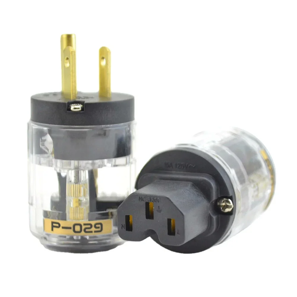 Позолоченный шнур питания с американской вилкой C13