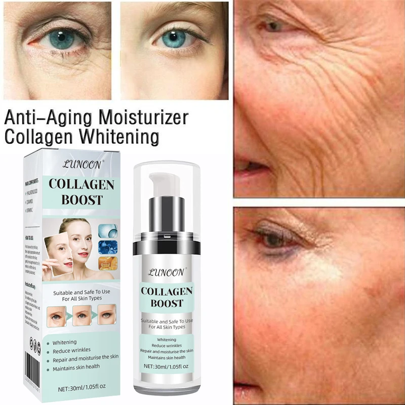 

Collagen Remove Wrinkle Face Cream Instant Anti Aging Fades Fine Lines Firming Lifting Nourishing Brightening Skin Care Products