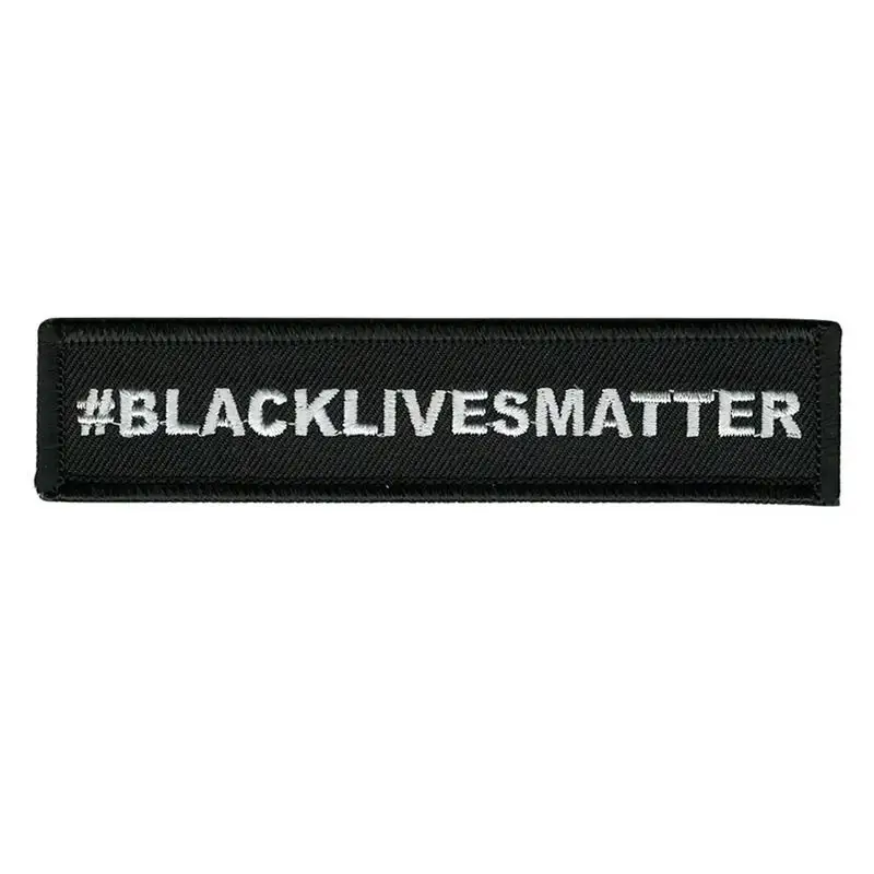 

Black Lives Matter Patches Black Lives Matter Sew On Patch Support Blm Movement Self Adhesive Badge For Clothes Bag Arm Vest Eas