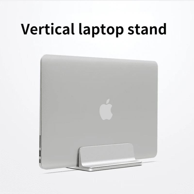 

Dual Vertical Laptop Stand Anodized Aluminum Heat Dissipation Adjustable Size for MacBook Pro Laptop Tablet Hold C420