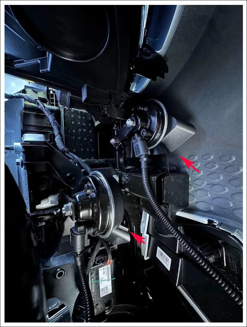 Автомобильный гудок типа улитки аксессуары модифицированный Стайлинг для VW Tiguan L