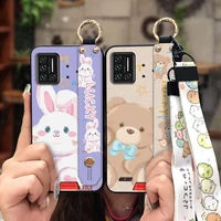 For Woman Shockproof Phone Case For UMIDIGI Bison Wrist Strap Phone Holder Original Anti-knock