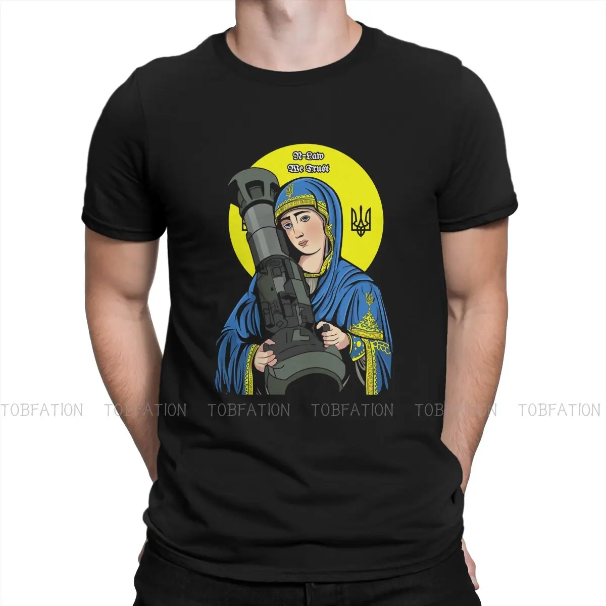 Оригинальные футболки The Protector of Украина Saint Javelin NLAW персонализированные мужские