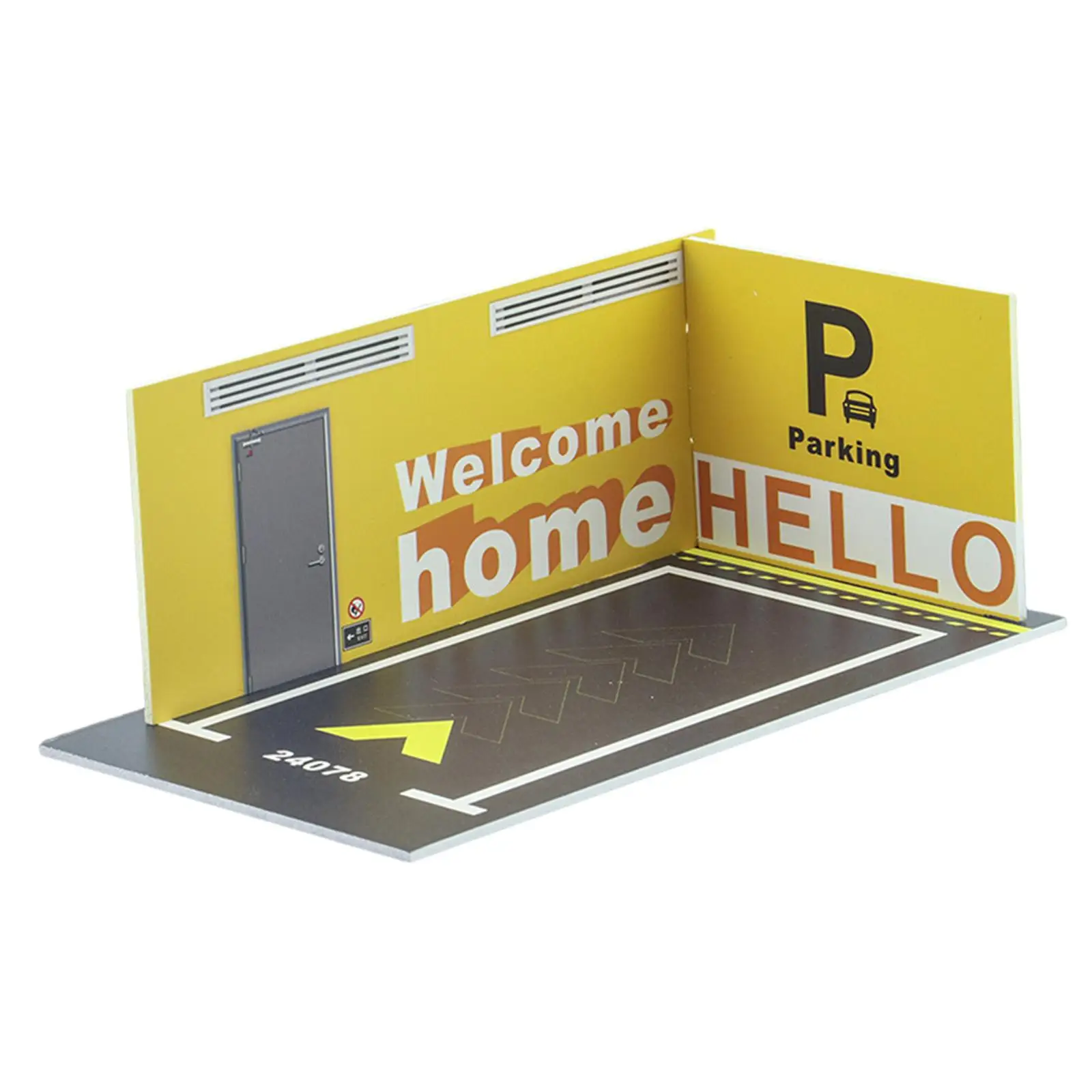 

Simulation 1/32 Parking Lot Underground Parking Lot for Office Decoration