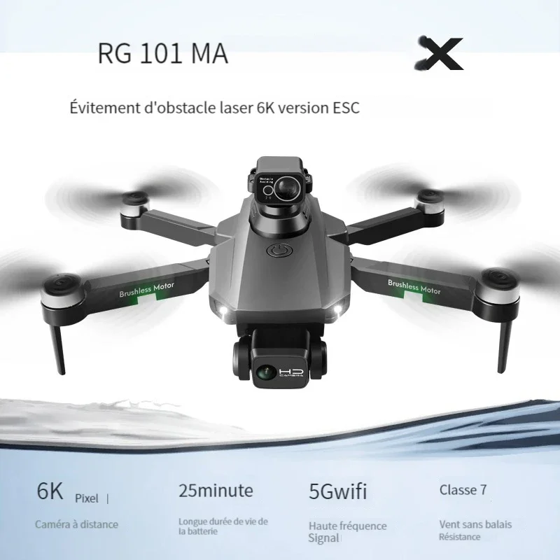 

Professional 8K HD Camera Dron WIFI 5G Brushless RG101 MAX 360 Obstacle Avoidance 3KM RC Distance FPV Quadcopter Drone