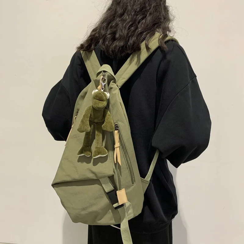 

Модный Индивидуальный школьный ранец, Корейская версия учеников Старшей школы, повседневный рюкзак для девочек в стиле мори, школьный рюкз...