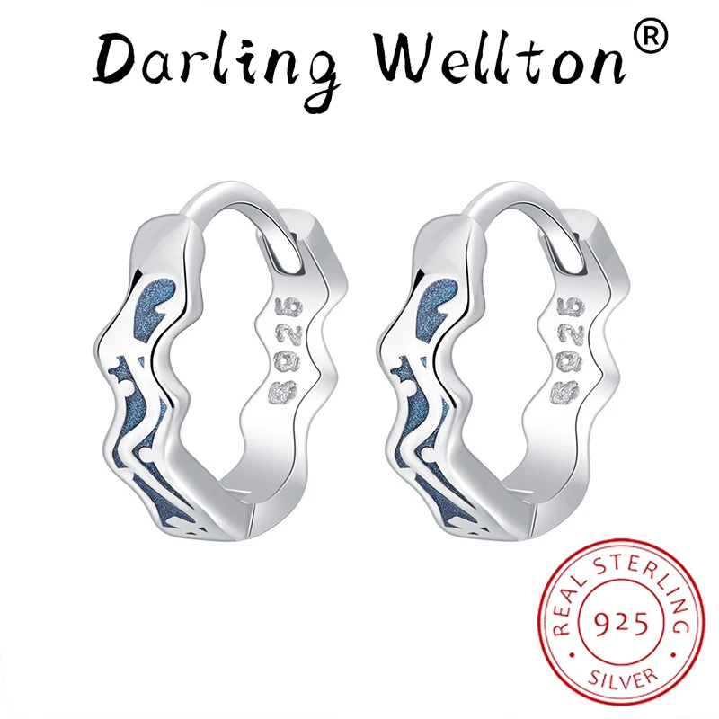 Женские серьги из серебра 2024 пробы с клей в виде капли