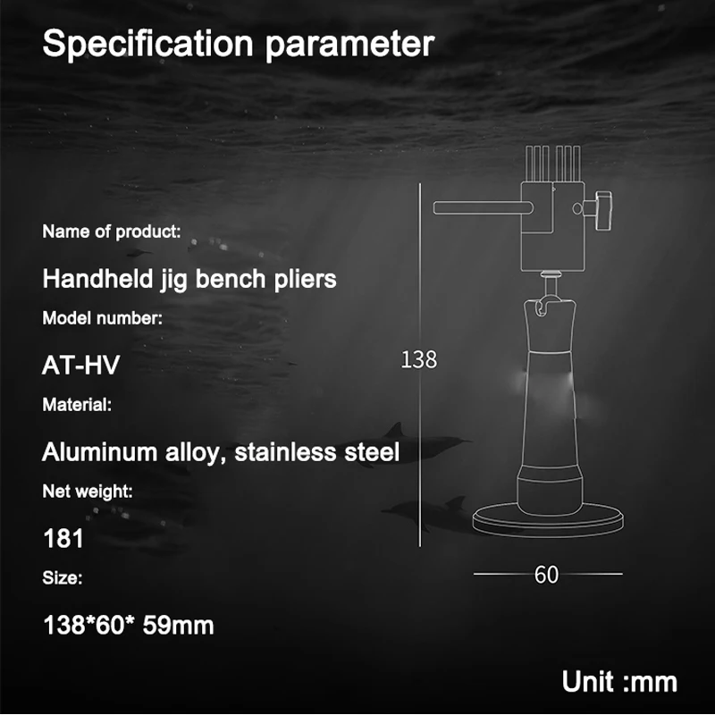 Ручные прецизионные тиски Mini AT-HV военная модель Gundam 360° ° Универсальные