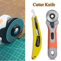 leather cutting tools leathercraft 45mm rotary cutter fabric cutter circular knife diy patchwork sewing quilting leather tools