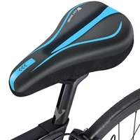 biking bicycle pu leather silicone cushion cover mountain bike waterproof seats sponge cover antislip cycling seats cover