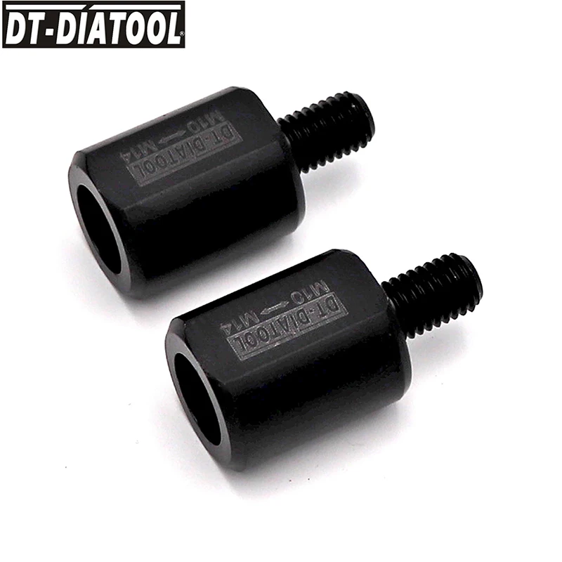 

DT-DIATOOL 2pcs M14 To M10 Thread Diamond Drilling Core Bits Converter Connection Grinding Cup Wheel Adapter For Small Grinder
