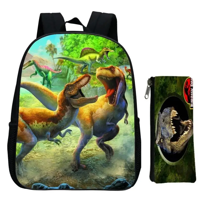 Детский школьный ранец с принтом динозавра на заказ рюкзак для мальчиков и