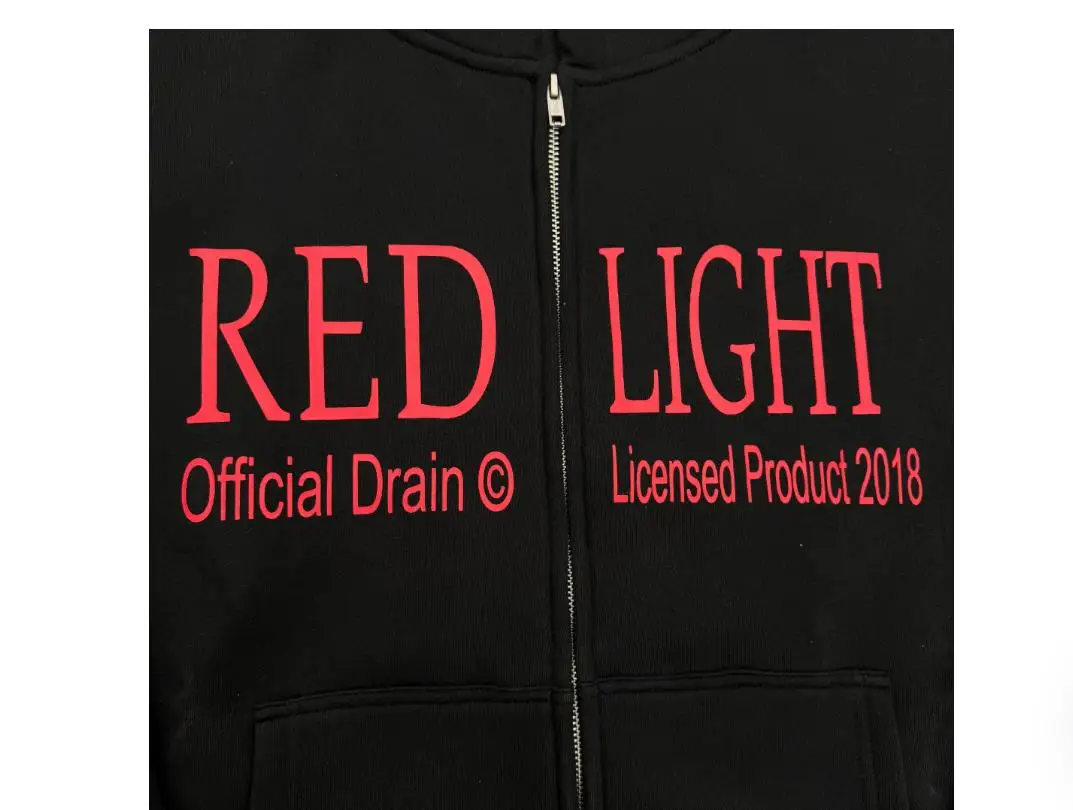Фото Толстовка на молнии Drain Gang SadBoys Bladee Red Light 2026 WY1497 №4