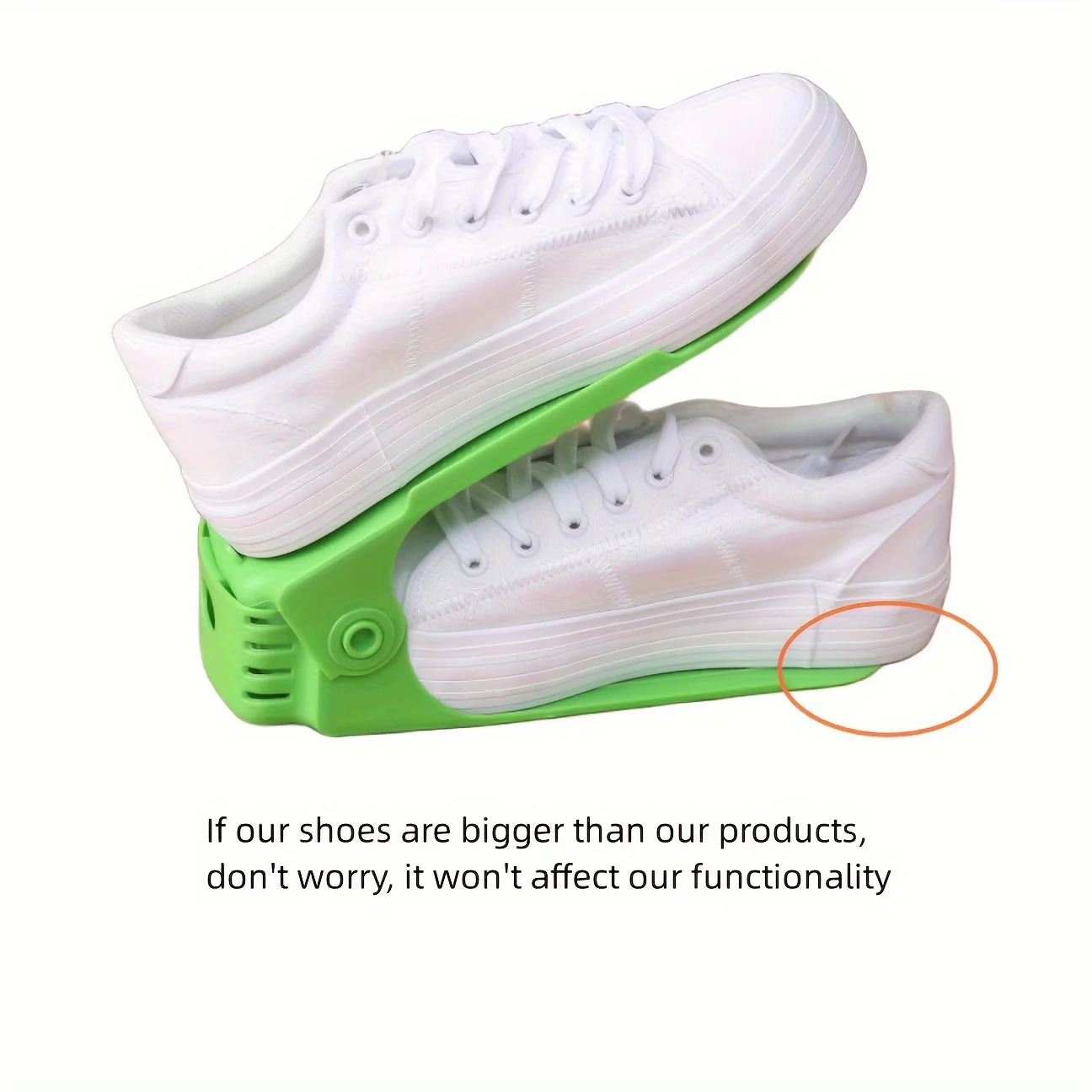 10 шт. регулируемая креативная полка для хранения обуви компактный органайзер