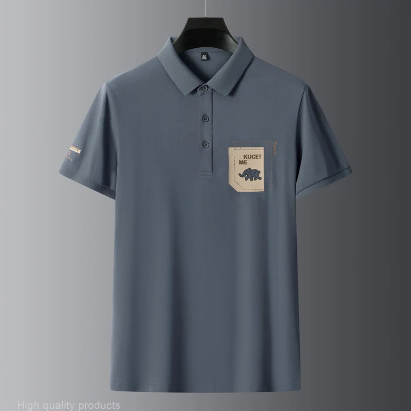 

100%, Katun Kemeja, поло на резинке, с принтом