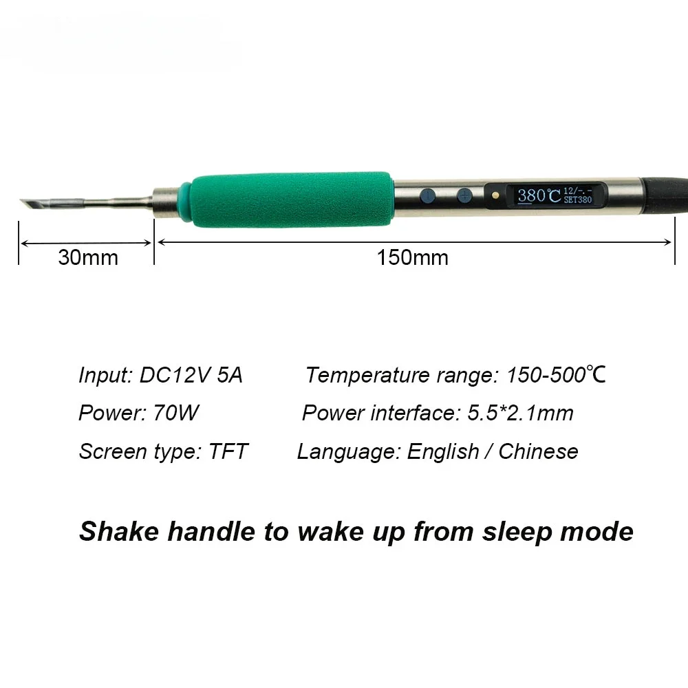 Для паяльной станции KSGER C210 наконечники JBC TFT-экран электроинструменты сделай сам