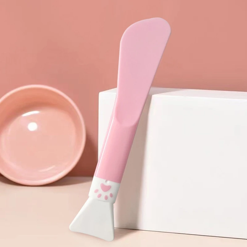 1/5Pcs Silicone Face Mask Brush Double Head Mud Mixing Blender Applicator Women Makeup Brushes Cosmetic Facial Skin Care Tool