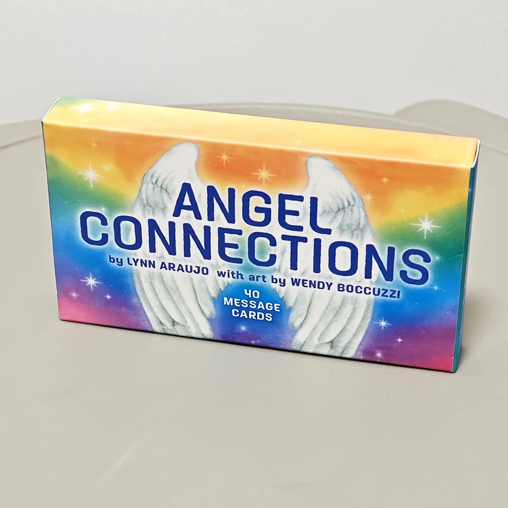 40 карт с сообщениями Angel Connection 10 5*6 см. Визуальные изображения знака ангела для