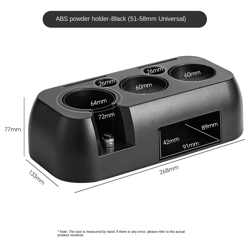 Универсальная подставка для темпера из ABS-пластика, держатель для портафильтра, база для хранения темпера, кофейная станция для темпера 51535458 мм (art.: 3920d9f4eb3be) - 3920d9f4eb3be
