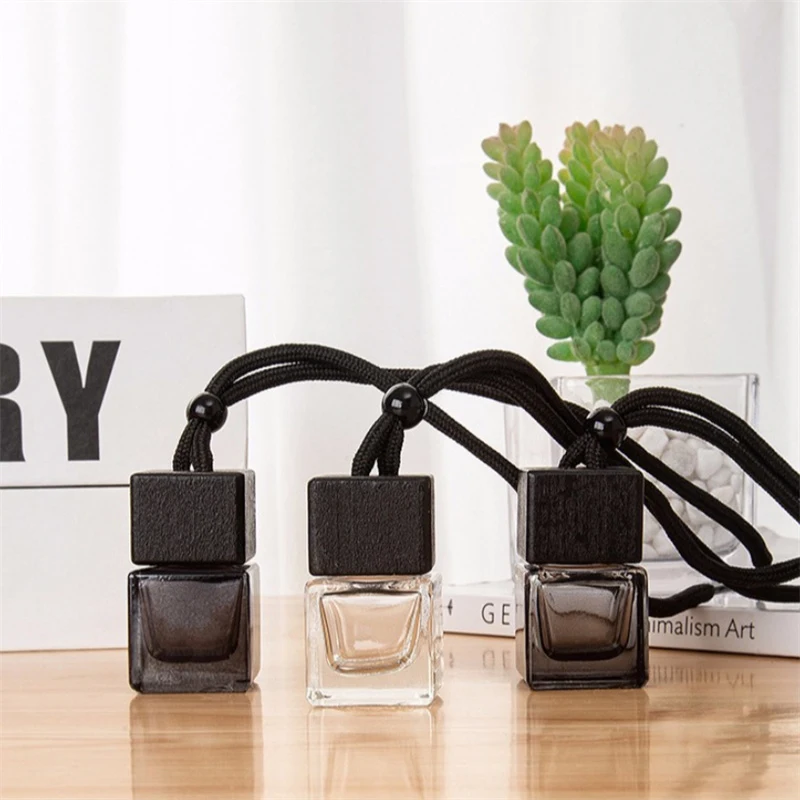 

Окрашенная квадратная крышка, черная крышка, пустая бутылка, автомобильный диффузор эфирного масла, освежитель воздуха, аромат, украшение для флакона духов