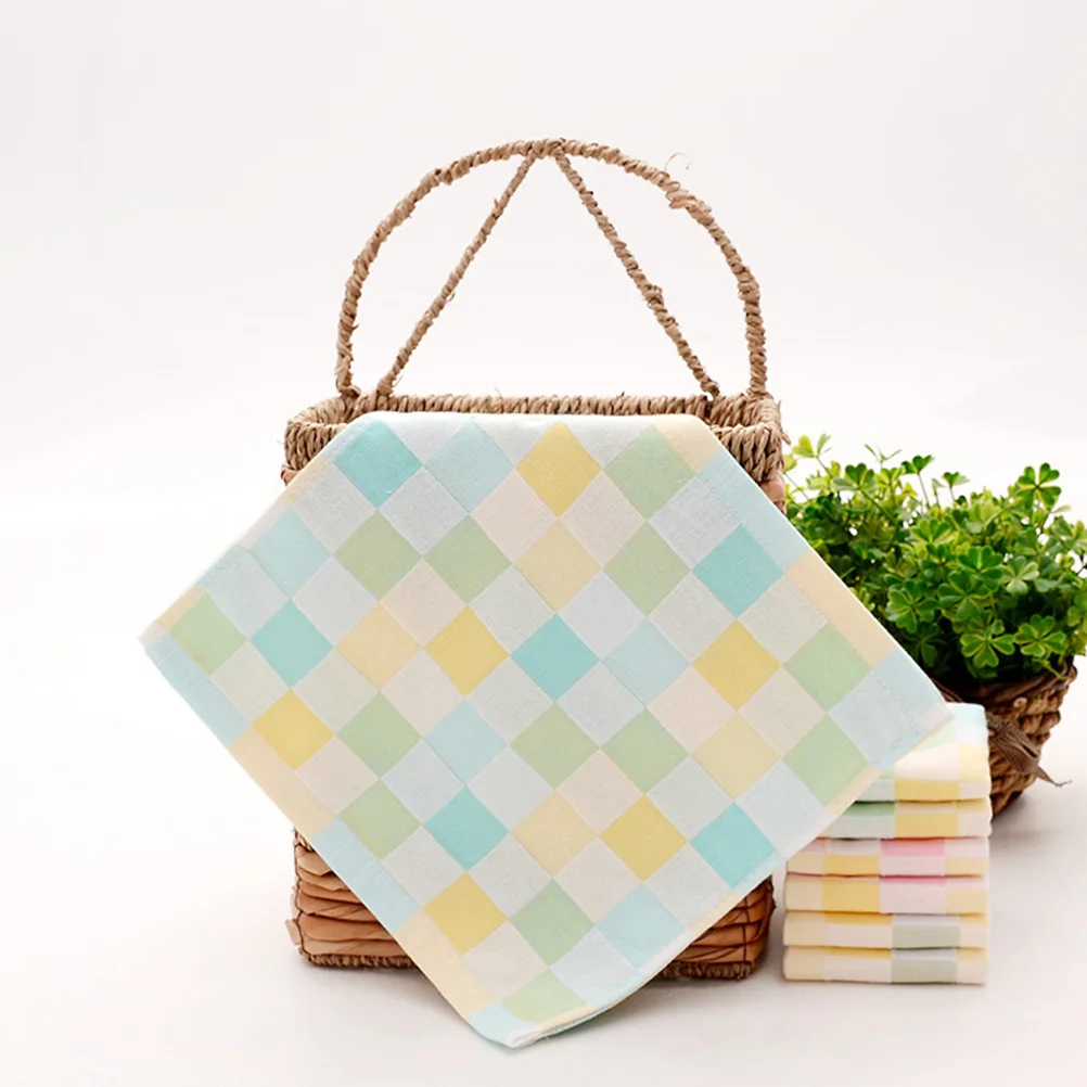 

3 Pcs Hair Drying Towel Face Hand Absorbent Bibs Cloth Cotton Baby Towels Handkerchief