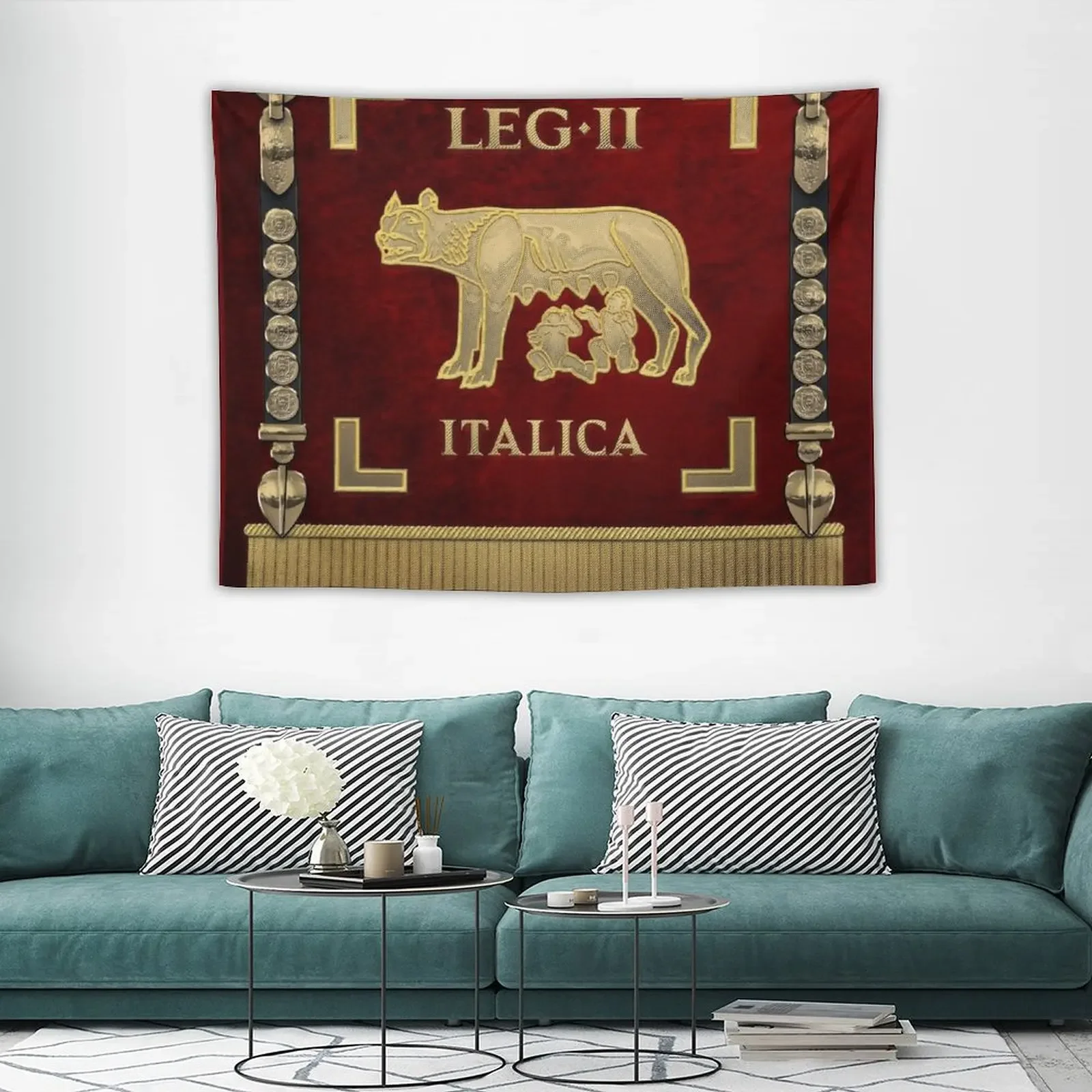 Стандартный итальянский второй Легион-Vexillum Легио II Italica гобелен Декор для