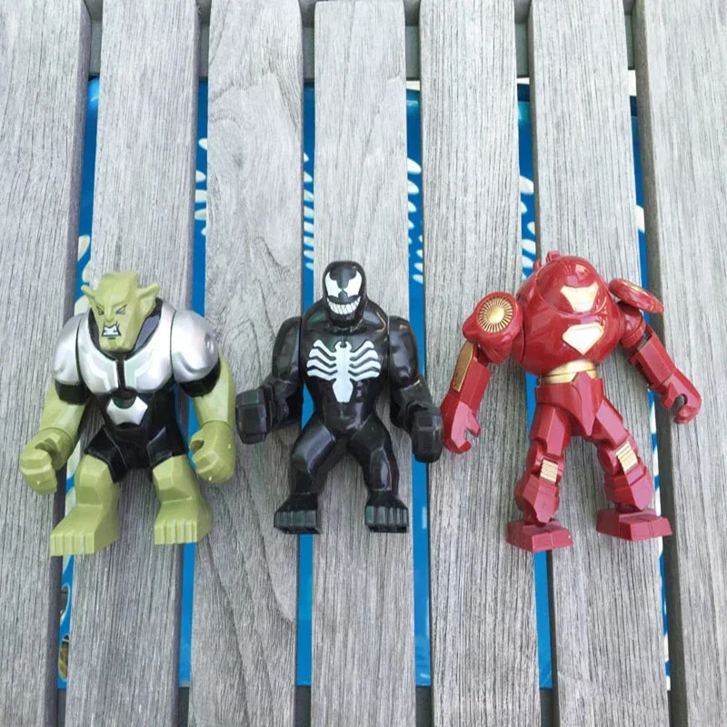 Мини-конструктор Marvel фигурка супергероя из аниме Халк Человек-паук